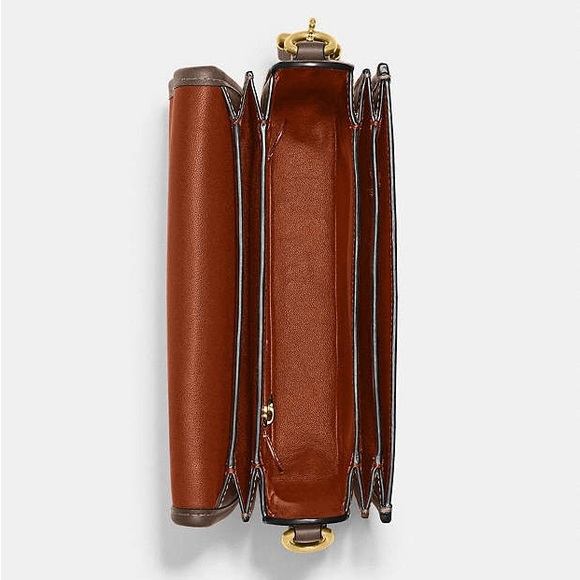 Coach Rogue HARD TO FIND Top Handle Bag In Brass/Dark Stone Multi MSRP: $695.00 - Picture 3 of 16